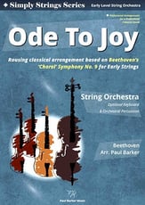 Ode To Joy Orchestra sheet music cover